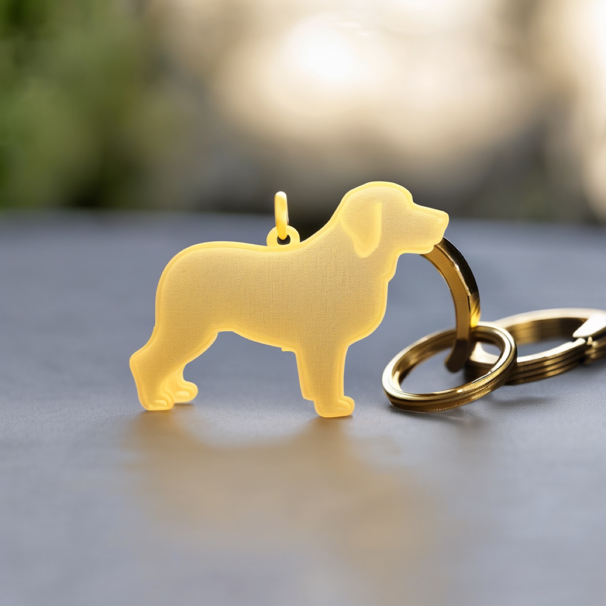 3D-printed Breed Keychain