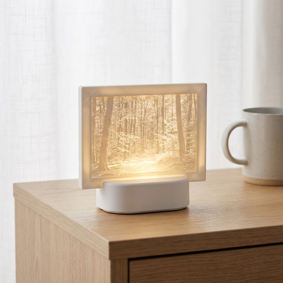 3D-printed Lithophane Nightlight Panel