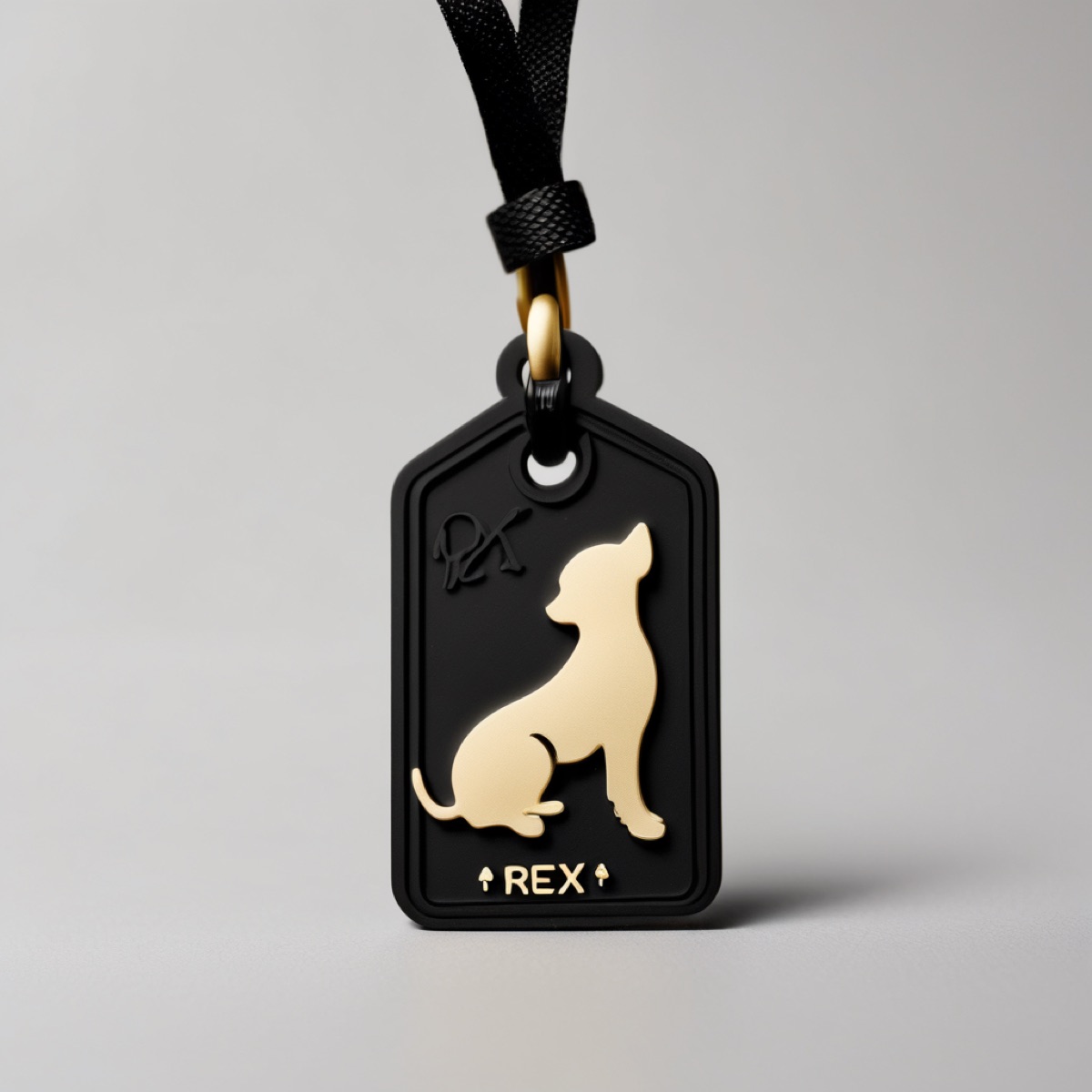 3D-printed Pet Memorial Keychain / Tag