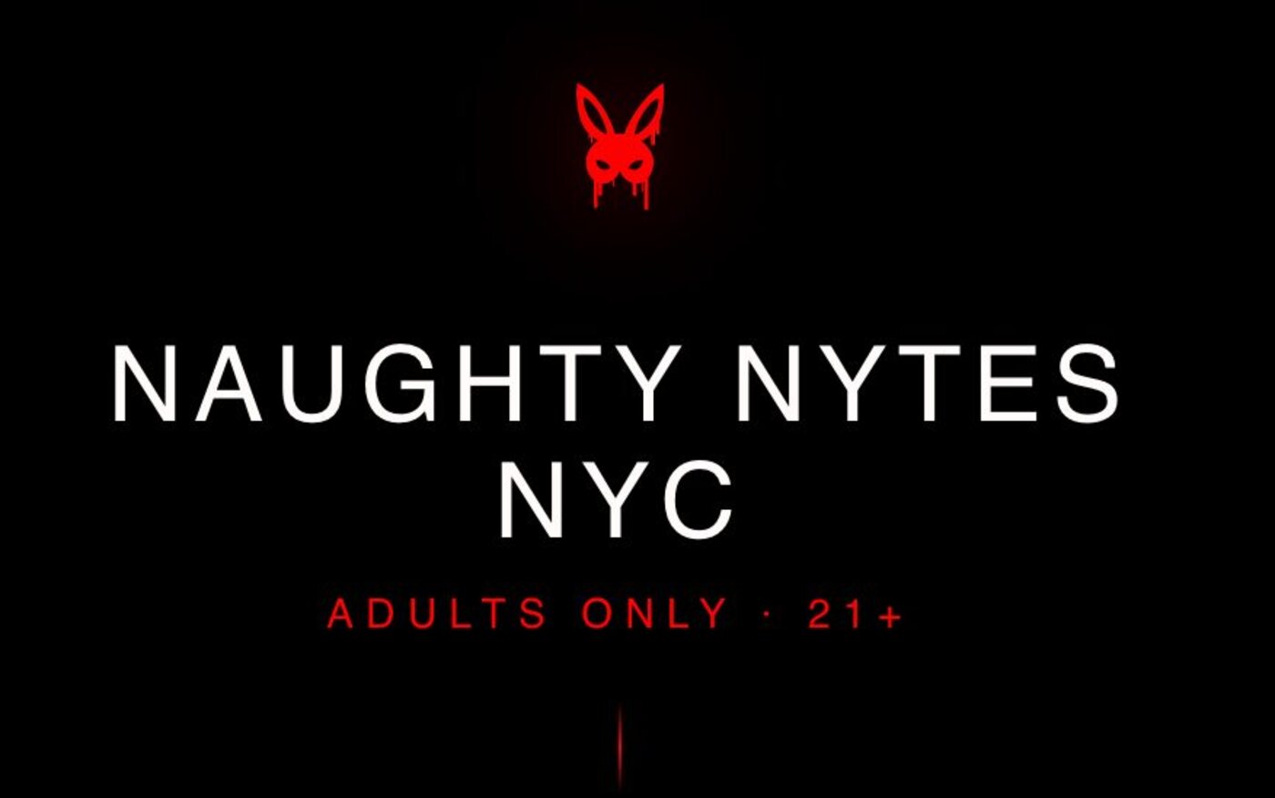 Naughty Nytes NYC — all-black nightlife brand landing